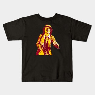 ANGUS YOUNG ACDC GUITARIST Kids T-Shirt